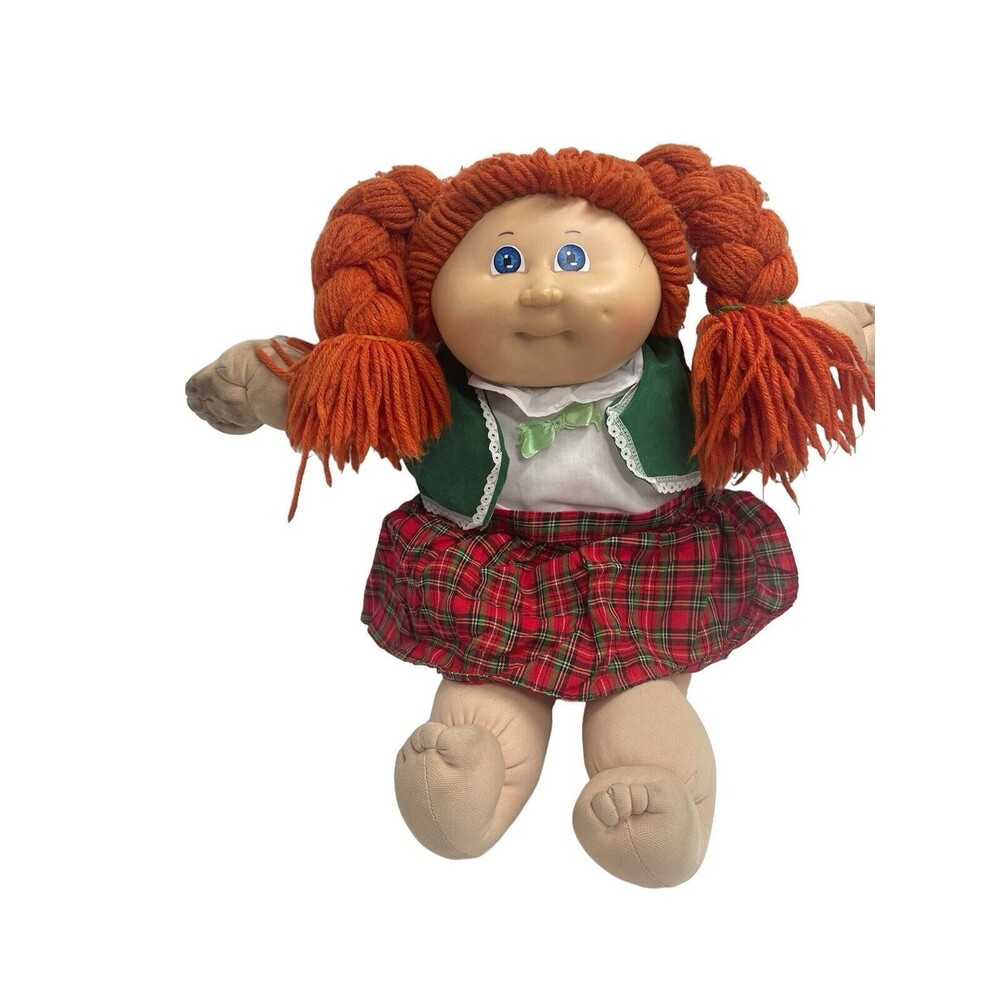 CABBAGE PATCH KID IRISH 1984 HM 13 BLUE EYES RED HAIR 16” Doll Toy